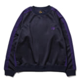 Needles-Track-Crew-Neck-Shirt-Poly-Smooth-Navy-168x168