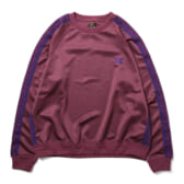 Needles-Track-Crew-Neck-Shirt-Poly-Smooth-Wine-168x168