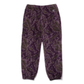 Needles-Zipped-Sweat-Pant-CPE-Paisley-Velour-Jq.-Purple-168x168