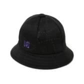 Needles-×-DC-SHOES-Bermuda-Hat-Poly-Smooth-Printed-Black-168x168