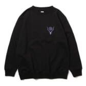 South2-West8-Crew-Neck-Sweat-Shirt-Cotton-Jersey-Circle-Horn-Black-168x168
