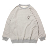South2-West8-Crew-Neck-Sweat-Shirt-Cotton-Jersey-Circle-Horn-Grey-168x168