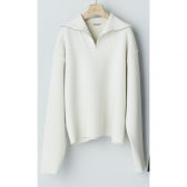 AURALEE-HEAVY-MILANO-RIB-KNIT-ZIP-TURTLE-レディース-Ivory-White-168x168