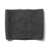 AURALEE-MILLED-FRENCH-MERINO-RIB-KNIT-NECK-WARMER-Charcoal-Gray-168x168