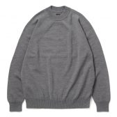 BATONER-SIGNATURE-AGING-WOOL-CREW-NECK-FLAT-メンズ-Gray-168x168