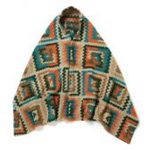 ENGINEERED-GARMENTS-Button-Shawl-Poly-Wool-Crochet-Knit-Multi-Color-168x168
