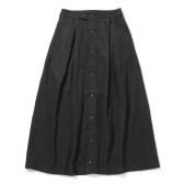 ENGINEERED-GARMENTS-Tuck-Skirt-Solid-Poly-Wool-Flannel-レディース-Grey-168x168