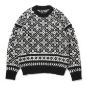 BATONER-MOHAIR-LATOVIAN-CREW-NECK-レディース-Black-168x168