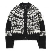 BATONER-MOHAIR-NORDIC-CREW-NECK-CARDIGAN-レディース-Black-168x168