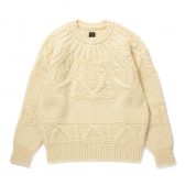 BATONER-SPREAD-ALAN-CREW-NECK-レディース-Ivory-168x168