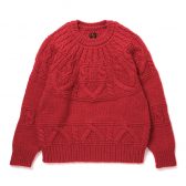 BATONER-SPREAD-ALAN-CREW-NECK-レディース-Red-168x168