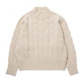 BATONER-SUPREME-LAMB-CABLE-MOCK-NECK-レディース-Ivory-168x168