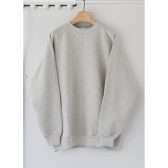 COMOLI-コットン吊裏毛-クルーネック-Heather-Gray-168x168