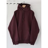 COMOLI-コットン吊裏毛-パーカ-Burgundy-168x168