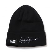 Yohji-Yamamoto-POUR-HOMME-HJ-H96-973-1-New-Era-CKNITBLK-COTTON-CUFF-KNIT-YY-LOGO-Black-168x168