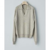 AURALEE-SUPER-FINE-CASHMERE-SILK-KNIT-SKIPPER-POLO-Top-Beige-レディース-168x168