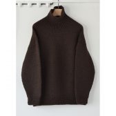 COMOLI-ヤク和紙-ハンドタートルネックニット-Brown-168x168