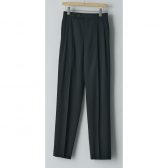 AURALEE-LIGHT-WOOL-MAX-GABARDINE-SLACKS-レディース-Top-Black-168x168