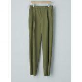 AURALEE-LIGHT-WOOL-MAX-GABARDINE-TWO-TUCK-SLACKS-メンズ-Khaki-168x168