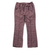 Needles-String-Boot-Cut-Pant-Poly-India-Jq.-Navy-Yellow-Brown-168x168
