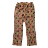 Needles-String-Boot-Cut-Pant-Poly-India-Jq.-Rust-Navy-Green-168x168