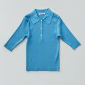AURALEE-GIZA-HIGH-GAUGE-RIB-KNIT-POLO-レディース-Light-Blue-168x168