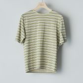 AURALEE-HARD-TWIST-COTTON-BORDER-TEE-レディース-Beige-Border-168x168