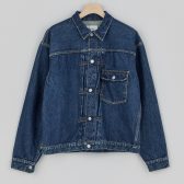 CIOTA-Single-Pocket-Denim-Jacket-Dark-Blue-Damage-168x168