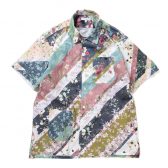 ENGINEERED-GARMENTS-Camp-Shirt-Cotton-Diagonal-Print-Navy-168x168