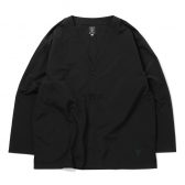 South2-West8-S.S.-V-Neck-Cardigan-Nylon-Taffeta-Black-168x168