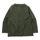 South2-West8-S.S.-V-Neck-Cardigan-Nylon-Taffeta-Green-168x168