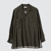 YOKE-PIXEL-LOW-PLAID-OPEN-COLLAR-SHIRT-Charcoal-168x168