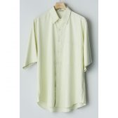 AURALEE-WASHED-FINX-TWILL-BIG-HALF-SLEEVED-SHIRT-メンズ-Light-Yellow-168x168