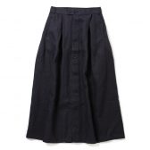 ENGINEERED-GARMENTS-Tuck-Skirt-Linen-Twill-レディース-Navy-168x168
