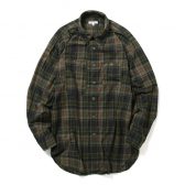 ENGINEERED-GARMENTS-Work-Shirt-Cotton-Dark-Madras-Olive-168x168
