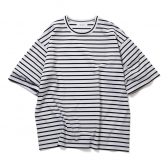 WELLDER-Stripe-Short-Sleeve-White×Black-168x168