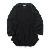 blurhms-CoSilk-Nep-Baseball-Raglan-Tee-Black-Navy-BODY×Dark-Green-168x168