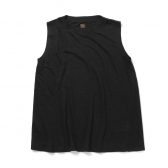 BATONER-WASHED-LINEN-A-LINE-NO-SLEEVE-レディース-Black-168x168