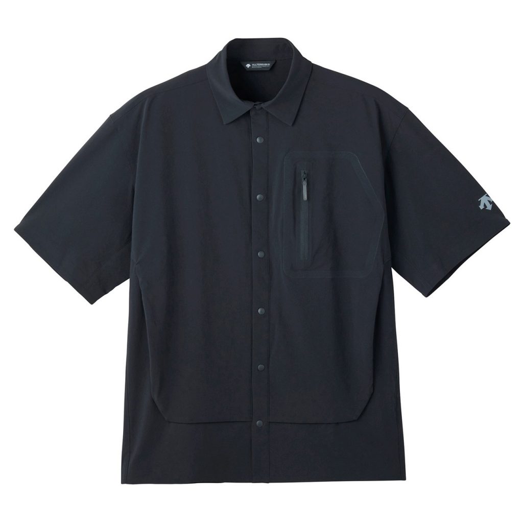 DESCENTE ALLTERRAIN 81-CORDURA NYLON H/S SHIRT - Black