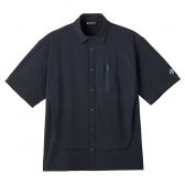 DESCENTE ALLTERRAIN 81-CORDURA NYLON H/S SHIRT - Black