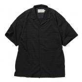 CURLY-OPEN-COLLAR-SHIRT-seersucker-check-Black-168x168