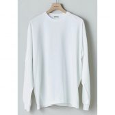 AURALEE-LUSTER-PLAITING-LS-TEE-メンズ-White-168x168