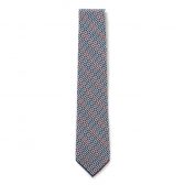 ENGINEERED-GARMENTS-Neck-Tie-Cotton-Geo-Jacquard-Navy-Brown-168x168