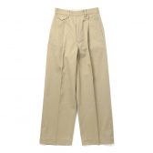 AURALEE-WASHED-FINX-CHINO-ONE-TUCK-PANTS-レディース-Light-Khaki-168x168