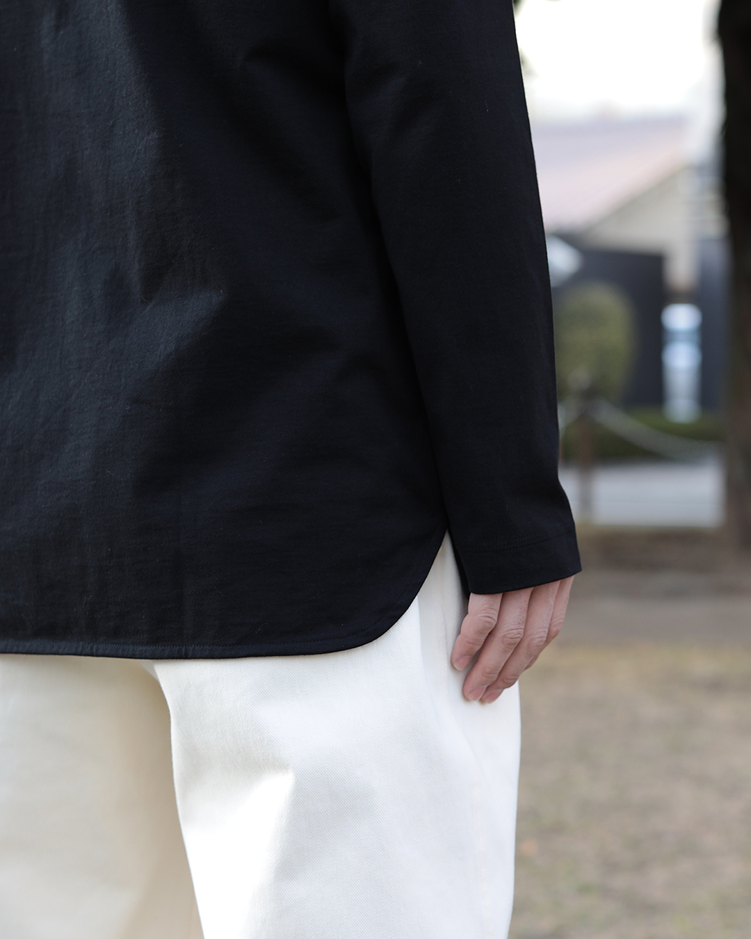BIO TEE CREW-NECK (L/S) 着用