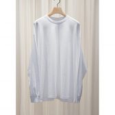 COMOLI-コットンジャージ-長袖Tシャツ-White-168x168