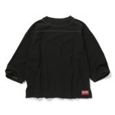 COTTON-PAN-サーロイン-フットーボールTEE-Black-168x168