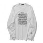 ENGINEERED-GARMENTS-Printed-Cross-Crew-Neck-LS-T-shirt-Book-White-168x168