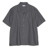 nanamica-Open-Collar-Panama-SS-Shirt-Gray-168x168
