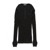 AURALEE-ORGANIC-SOFT-RIB-HENLY-NECK-PO-レディース-Black-168x168